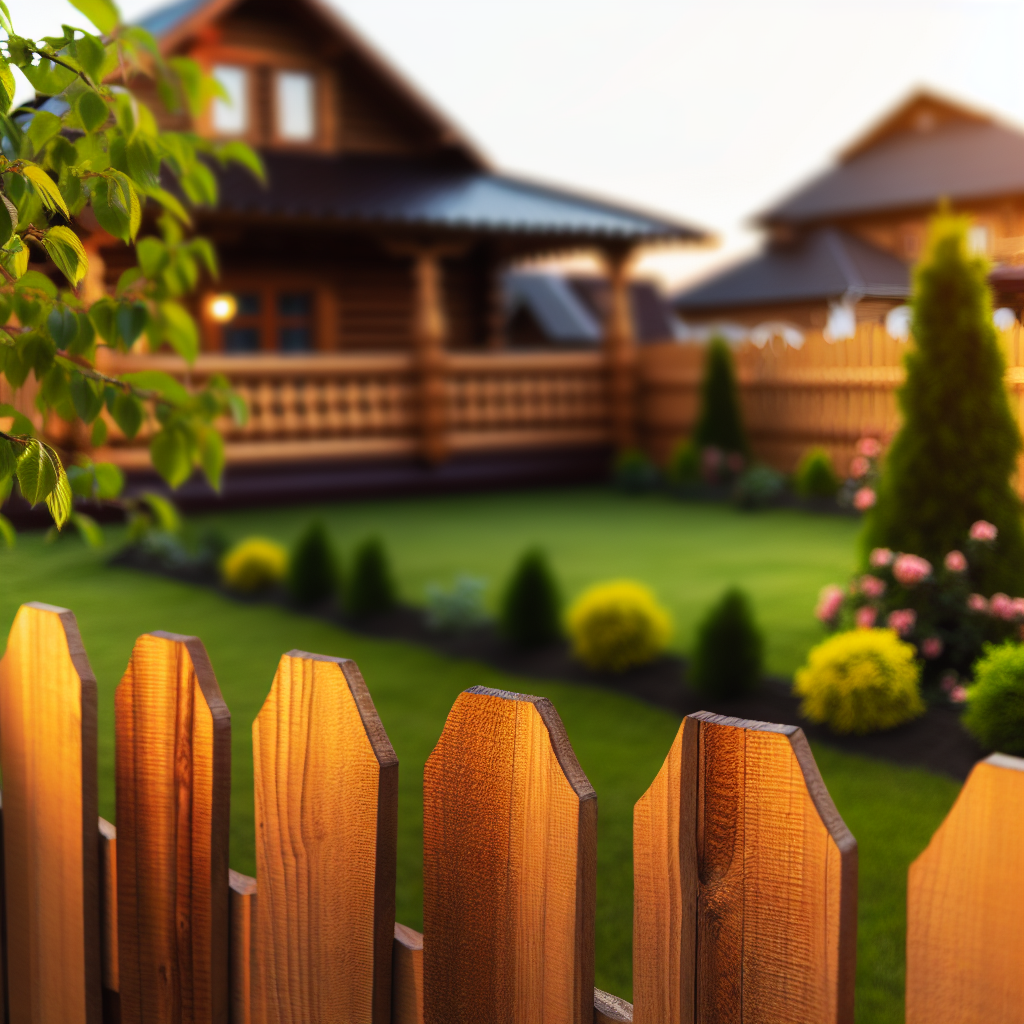 Деревянные заборы для вашего участка — уют, эстетика и выбор