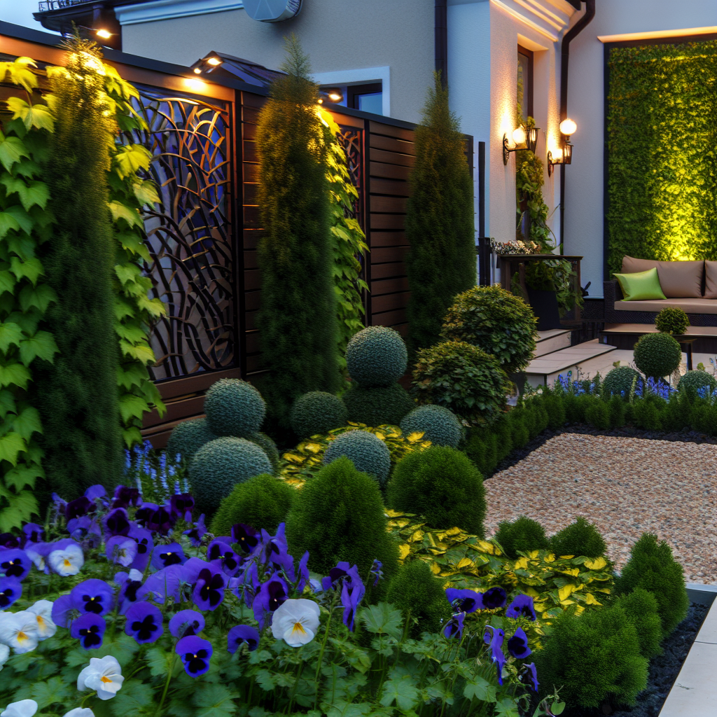 Дизайн забора и ландшафта для уютного участка